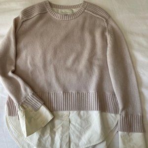 Brochu Walker Layered Wool/Cashmere Sweater